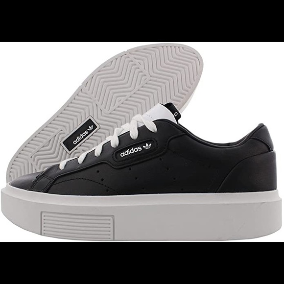Adidas Originals Women's Sleek Super Sneaker-black Size 10 platform